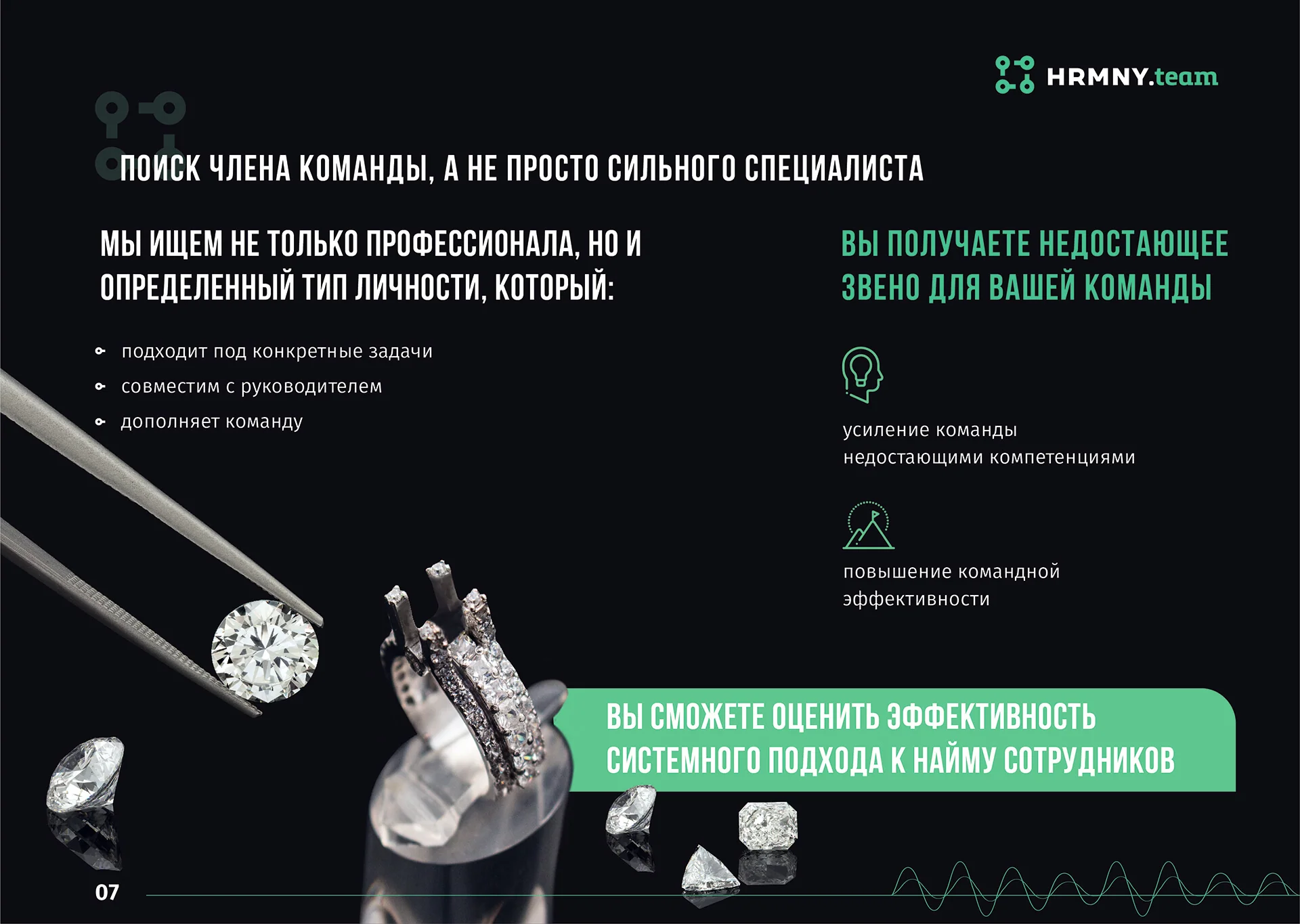 Кейс Кадровое агентство HRMNY дизайн презентации — Фото 8
