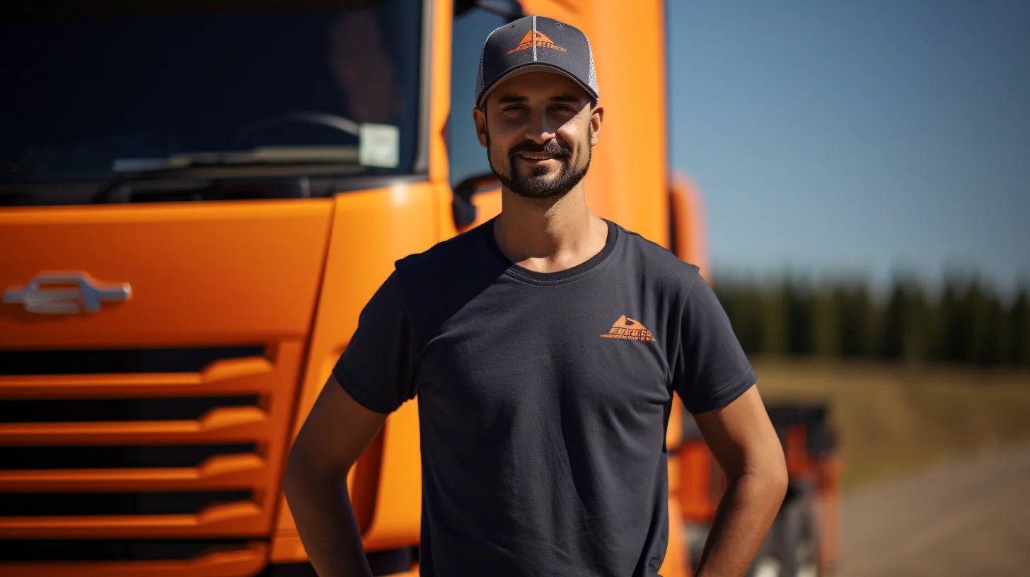veonix__the_driver_is_standing_at_the_truck_he_is_wearing_a_T-s_0fc91808-f050-4546-9be9-dd5d5e46949d.png