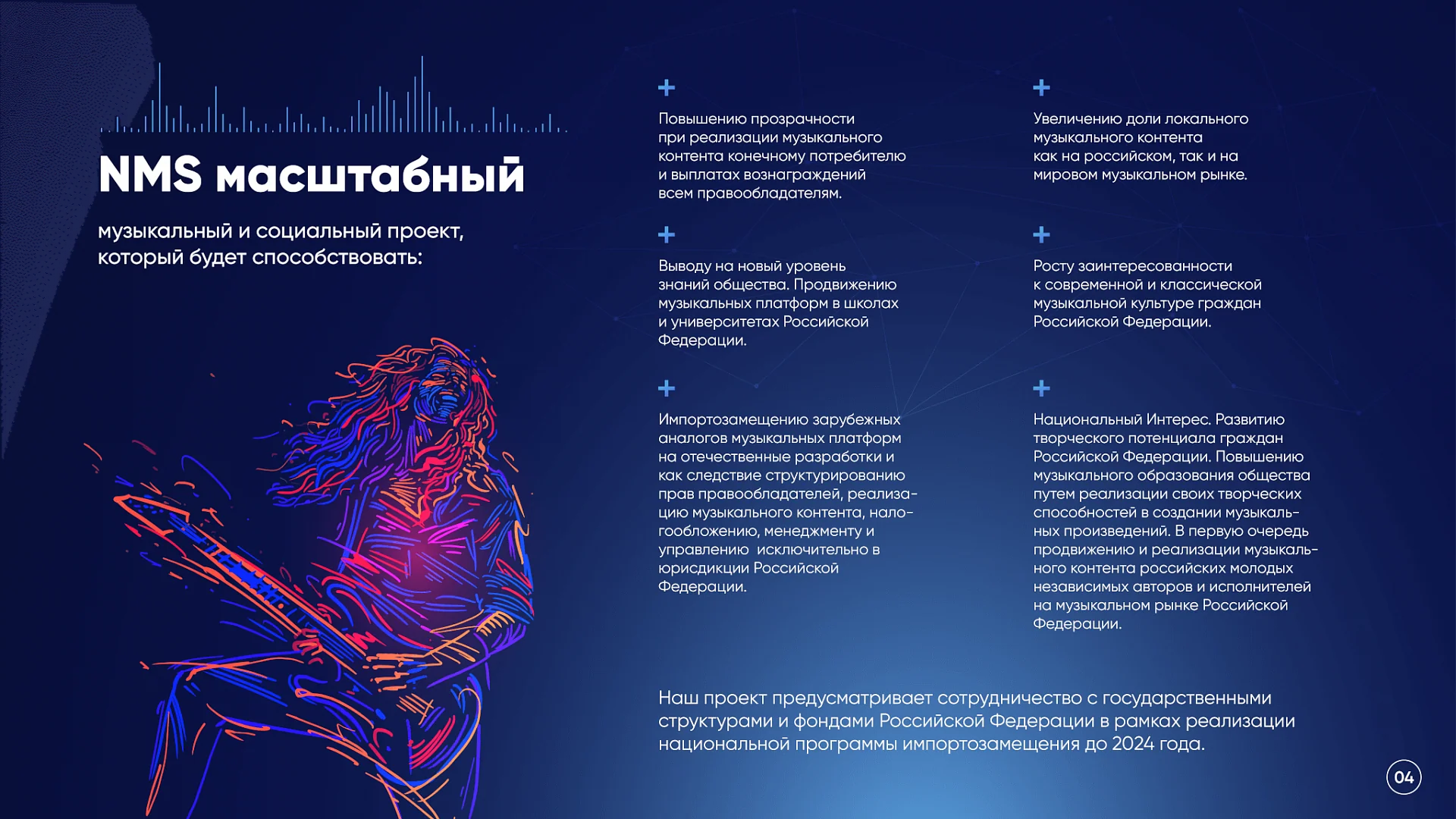 Кейс Музыкальная платформа "Millennium" дизайн презентации — Фото 3