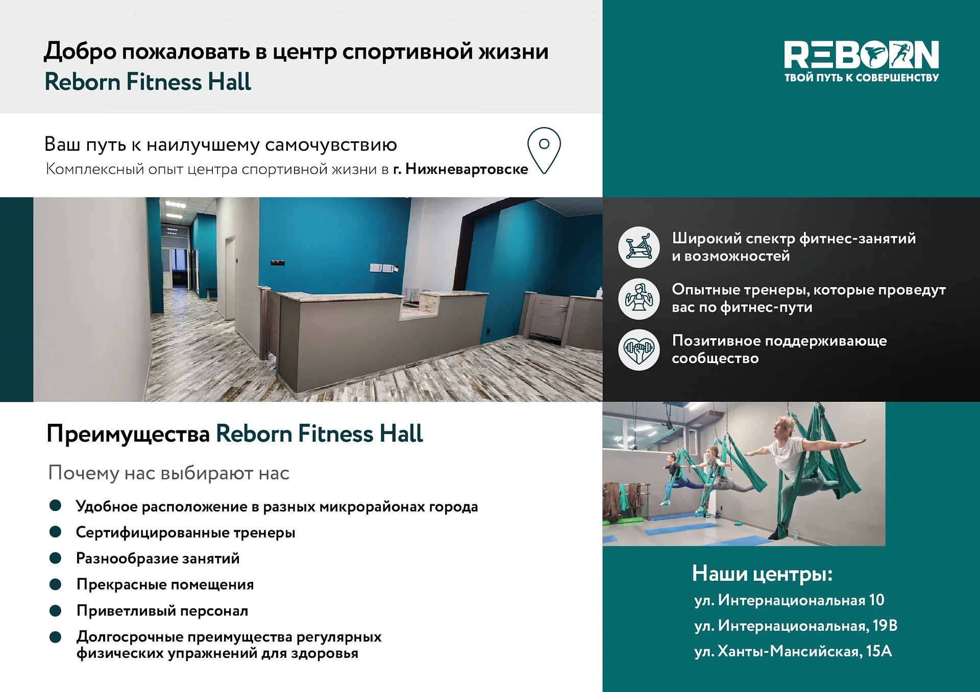 Кейс Reborn Fitness Hall дизайн презентации — Фото 6