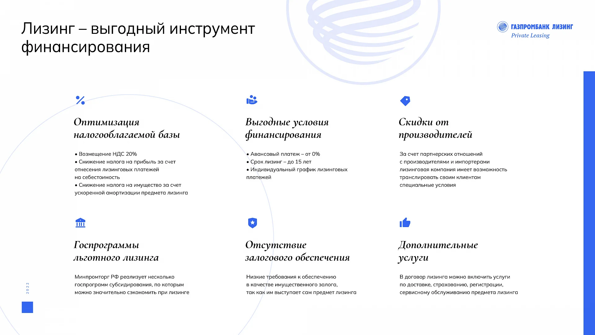 Кейс «Газпромбанк Лизинг» дизайн презентации — Фото 10