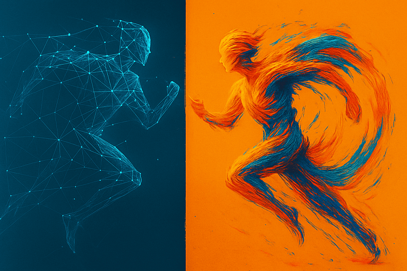 Neural networks for presentations versus graphic designers